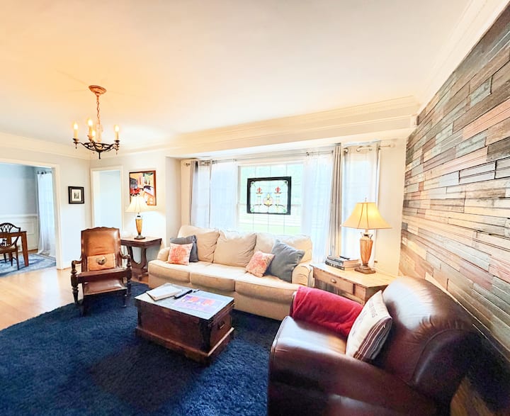 Our lovely llama cottage living room!