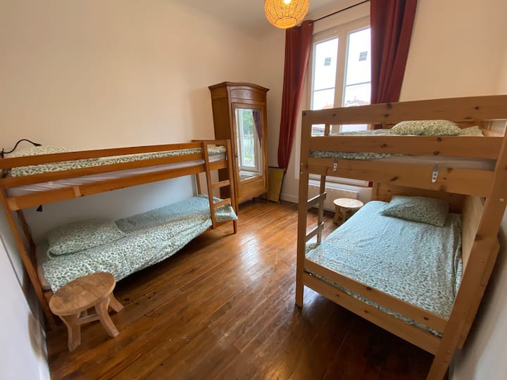 Chambre Privée Pour 1 à 4 Personnes (Océan) - Lacanau