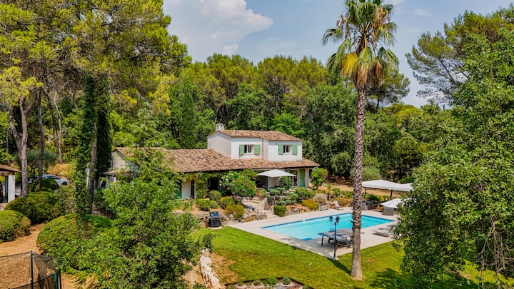 Villa Mascali- Clim- À Pied Du Village De Valbonne - Antibes