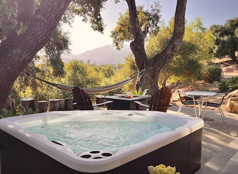 Modernist Suite: HOT TUB/View/Firepit/Patio + More