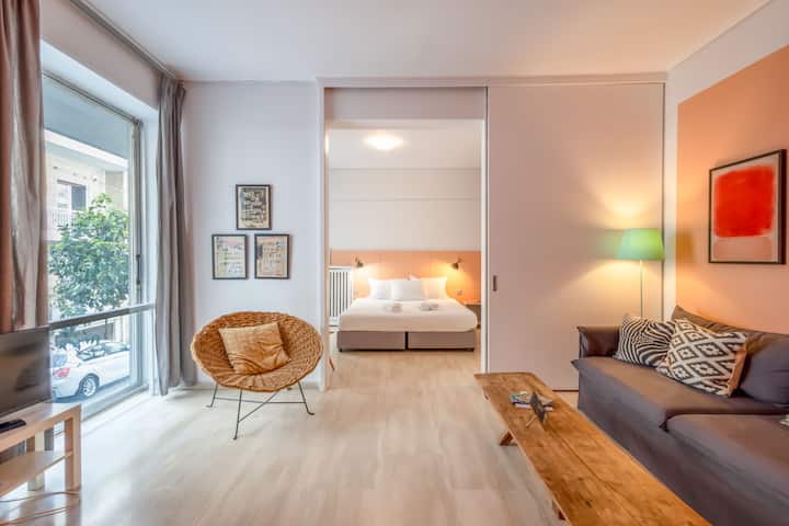51 M² Apartamento ∙ 1 Habitación ∙ 4 Huéspedes - Atenas
