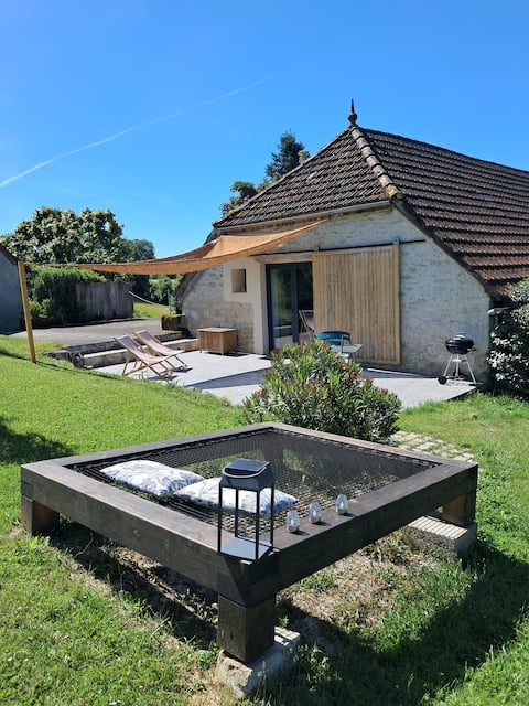 Suite with private hot tub, Les Hauts de Bagadou