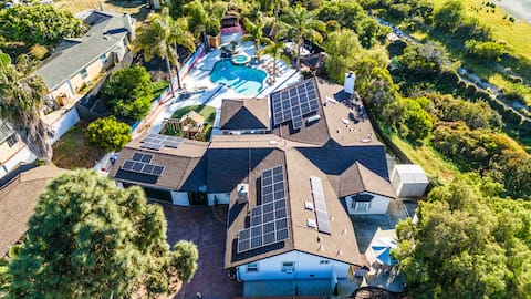 ☀️ Sunnys Estate 🏖️Pool 🏠house 3,600sqft4bd5bt🖼