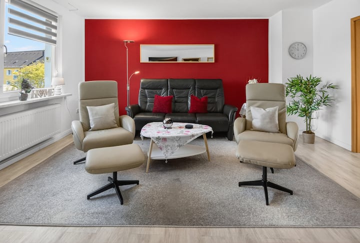 Fewo Galliet 1: 87qm, 2 Schlafzimmer, Balkon, Ruhig & Messe-nähe - Essen