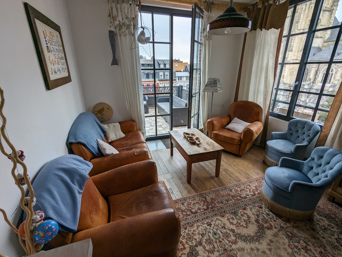 Popular Airbnb listing: Charming house 120 m2 5 min to beach + garden terrace in Le Tréport