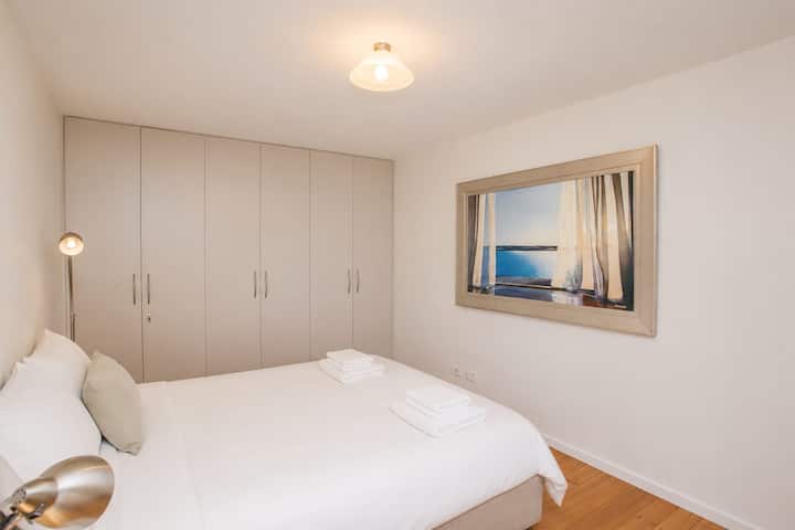 2nd Bedroom with Queen Size bed and built in wardrobe.