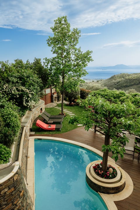 Aenaon - Villa with Private Pool/Panoramic  view