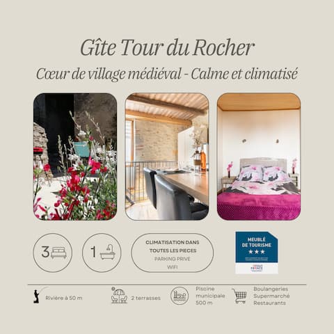 Renovated, quiet & warm cottage - Medieval village