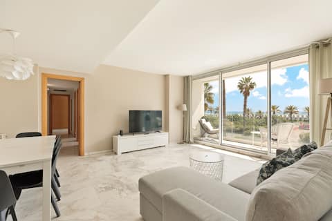 Airbnb con mejor rendimiento: 517- Beachfront Apartment en Diagonal Mar I El Front Marítim Del Poblenou