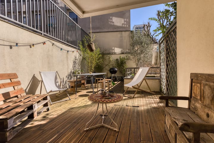 Duplex Familial 130m²/ 5 Bdr / Terrasse / Parking - París