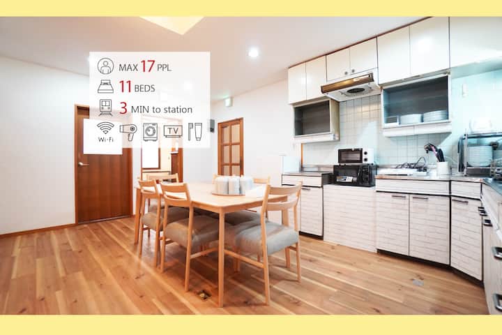 [Kg4] Large And Private Apartment In Shinsaibashi - Osaka