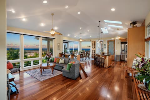 Luxe Oceanview Villa-As Seen on TV,Heated Pool,AC