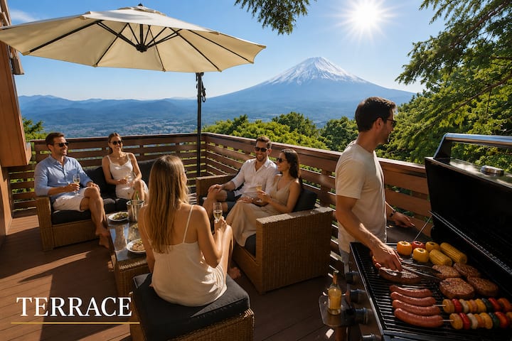 Ranked #1 in the Izu. Mount Fuji from the villa. - Houses for Rent