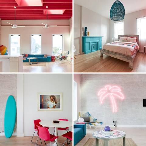 ALOHA Tropical Penthouse in Wicker Park Sleeps 14