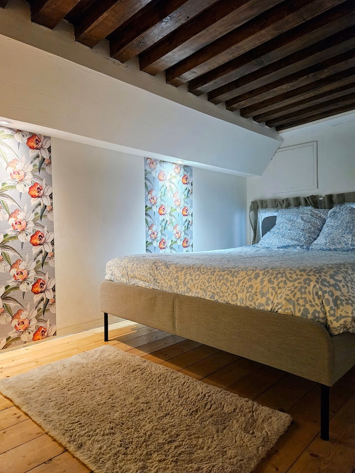 chambre cosy avec lit double 