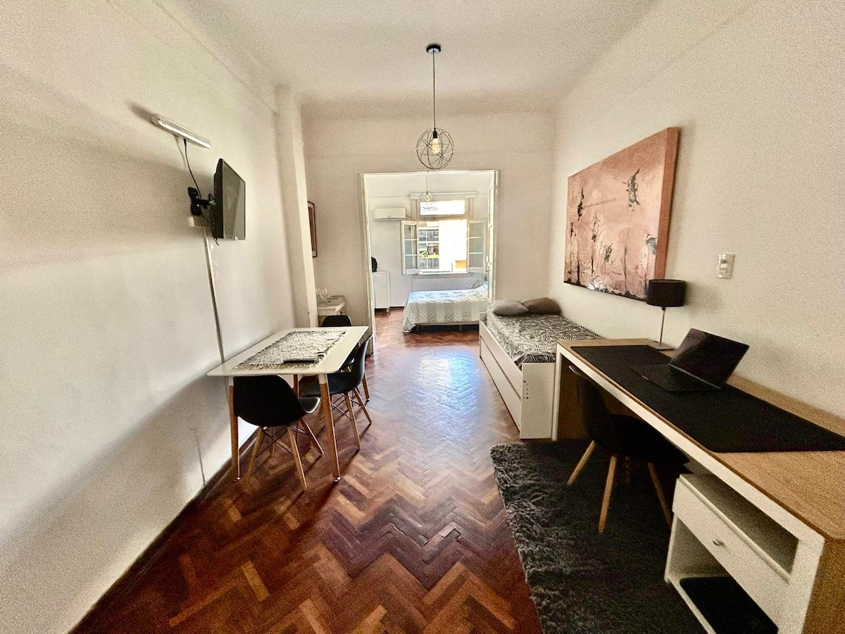 Kitnet de 1 quarto em San Nicolás com vista para o Obelisco