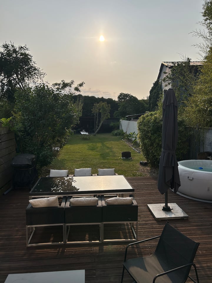 Maison Arcachonnaise Avec Grand Jardin Et Spa - Bordeaux