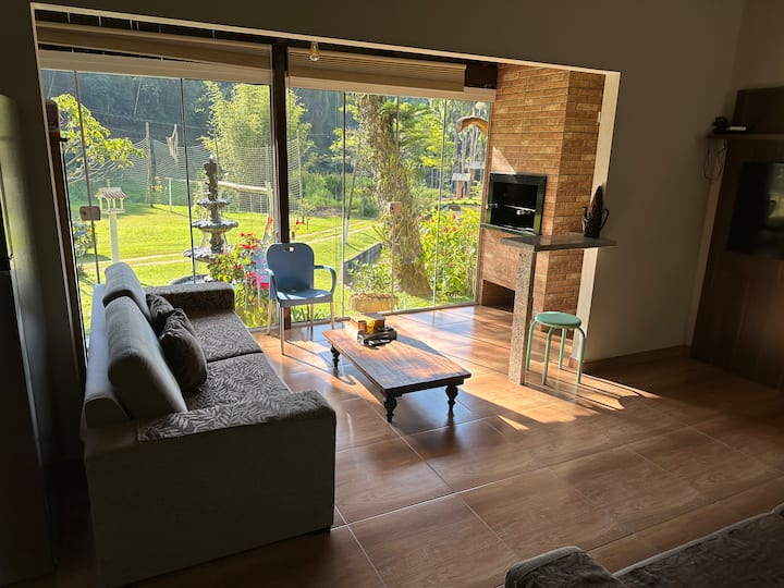 Casa De Campo C/ Piscina E Ar/ Ideal Para Famílias - Indaial