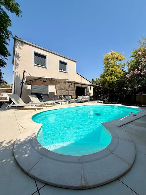 Beautiful quiet House and Swimmingpool