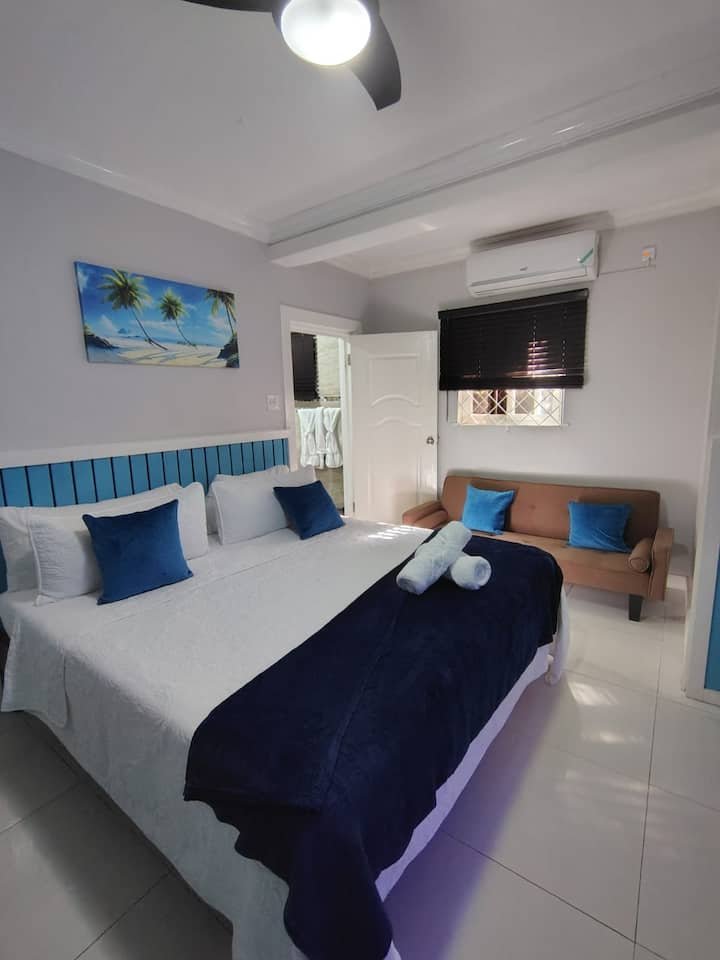King Bed in the master bedroom