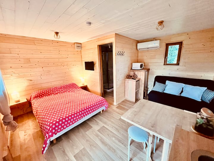 Chalet Bois Climatisé Avec Terrain à 15' De Vichy - Mariol