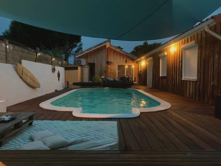 Maison De La Plage (300 M à Pied) - Mimizan