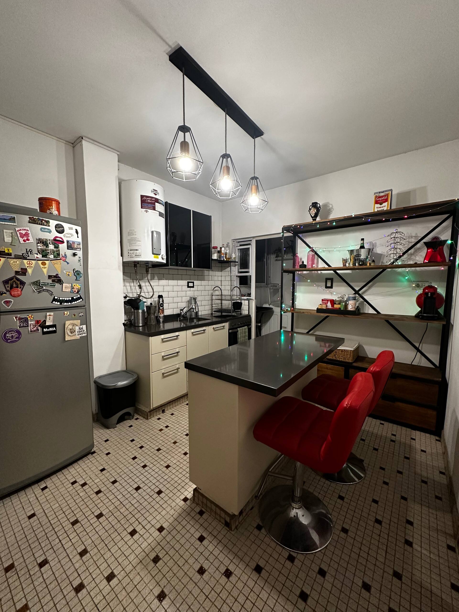 Apartamento de 3 ambientes com 1 quarto em Caballito
