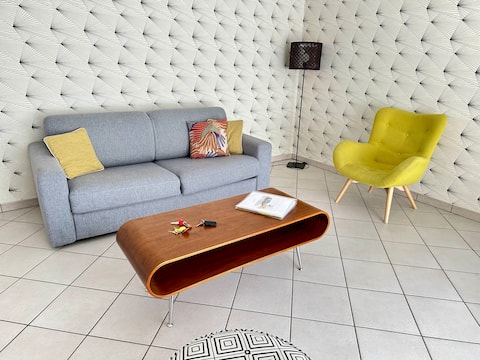 Great flat all comfort, city center with garage