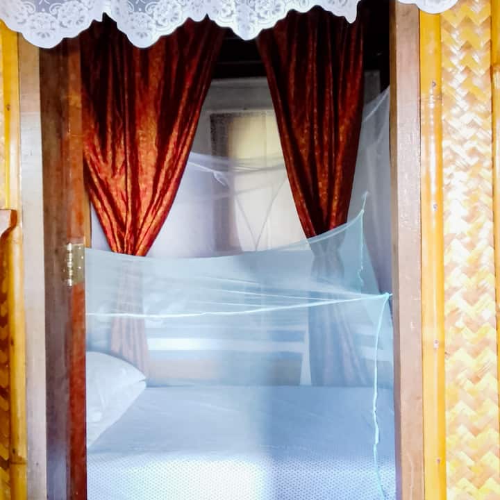 Bedroom 2. A full bed and a pull out twin bed.