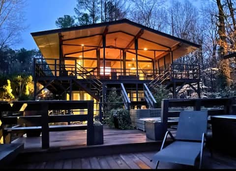 "The Glass House" on Hyco Lake