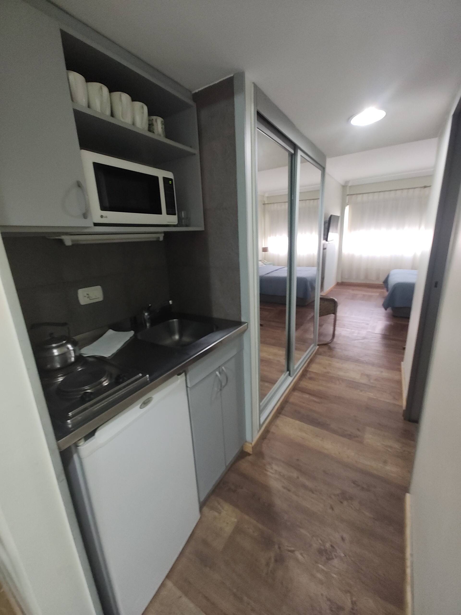 Two-bedroom apartment with parking on Av. 9 de Julio in Monserrat