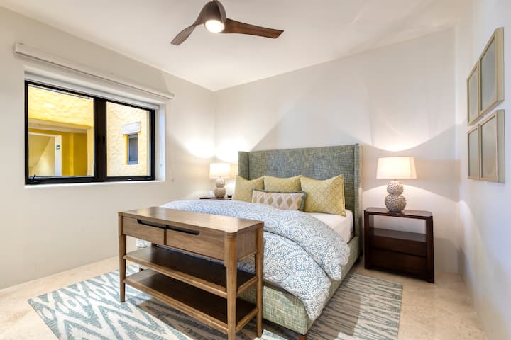 The secondary suite has a charm all its own.