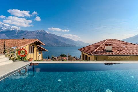 Lake Como Gravedona apartment with lake view