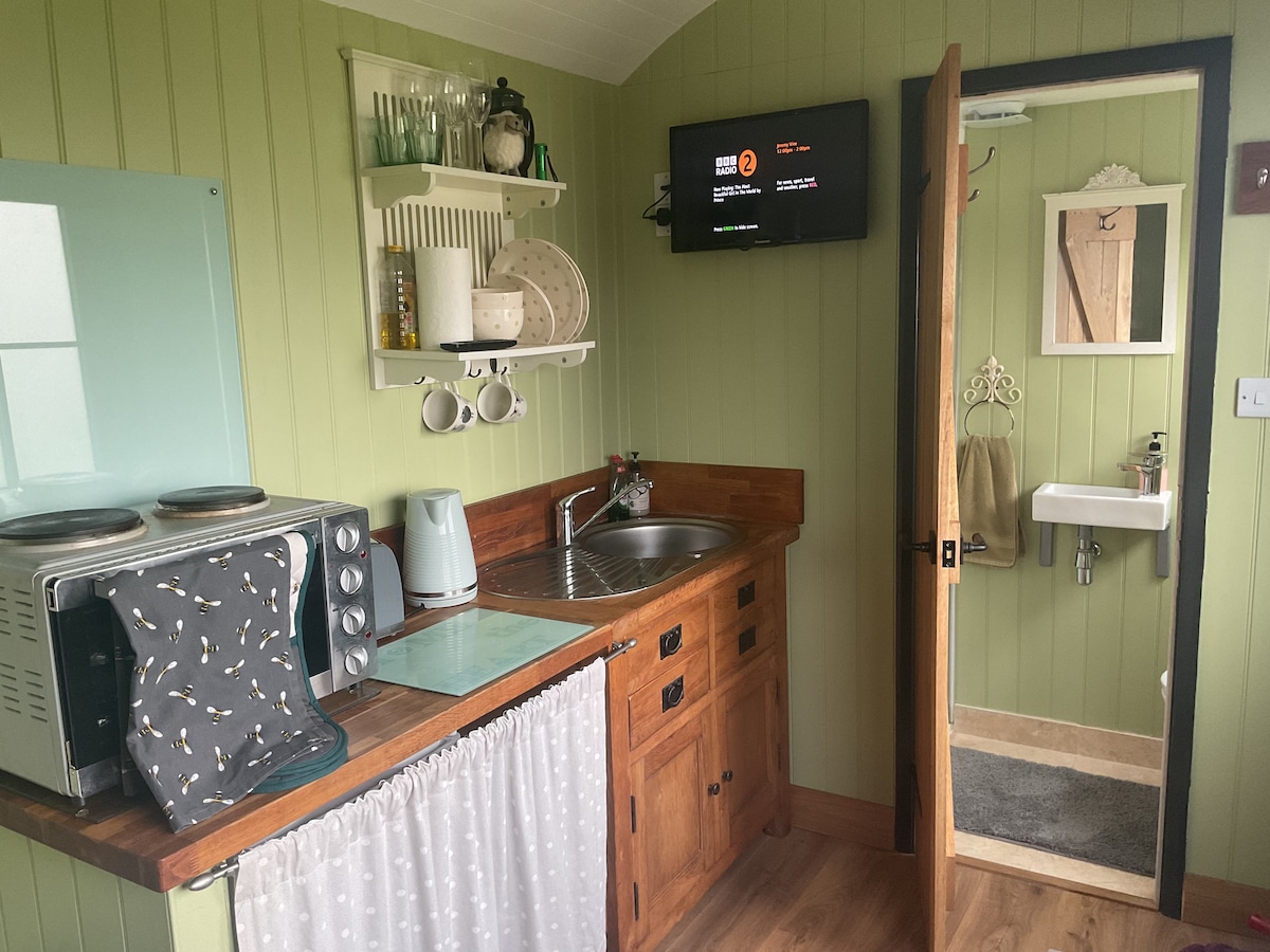 Top performing Airbnb: Bosorne Shepherds Hut. in St. Just