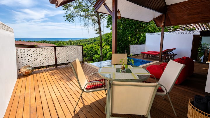 *New* Sunset/sea View Pool Villa In Sairee (Tt) - 따오 섬