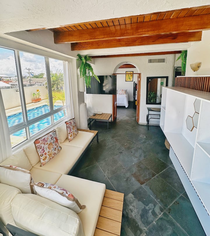 Loft Bahía Fragata Con Piscina - San Andrés