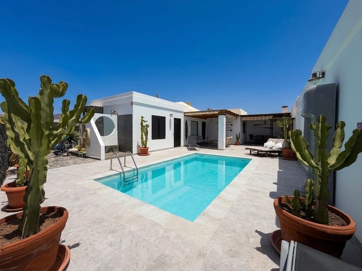 Villa Con Piscina Privada Climatizada, Bbq Y Relax - Lanzarote