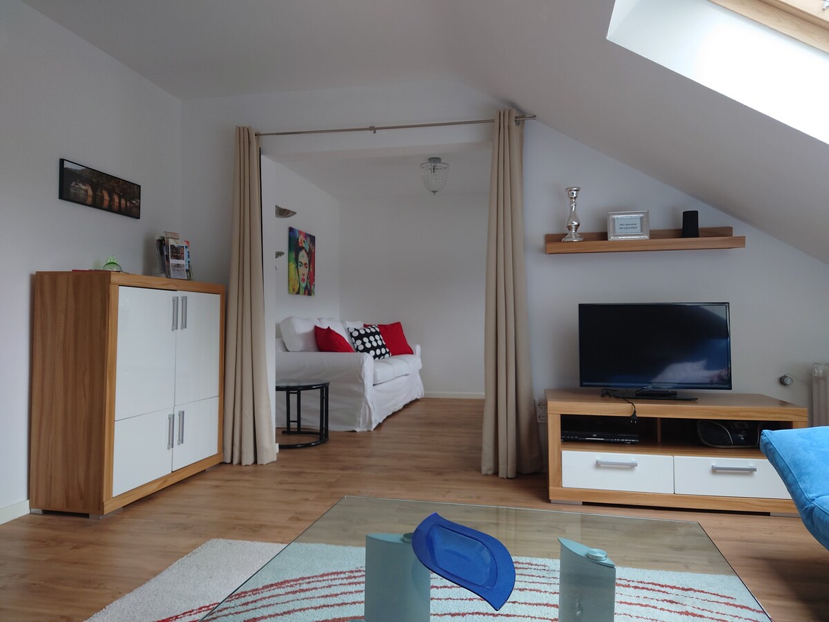 Leistungsstarkes Airbnb: Lovely Flat with Panoramic View on the RiverNeckar in Heidelberg