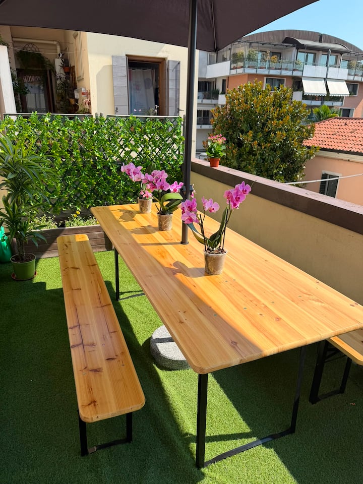 Venetian Apartment With Free Parking And Terrace - Mestre