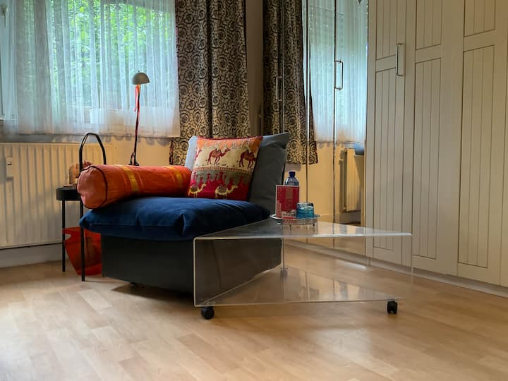 Sofa in bedroom