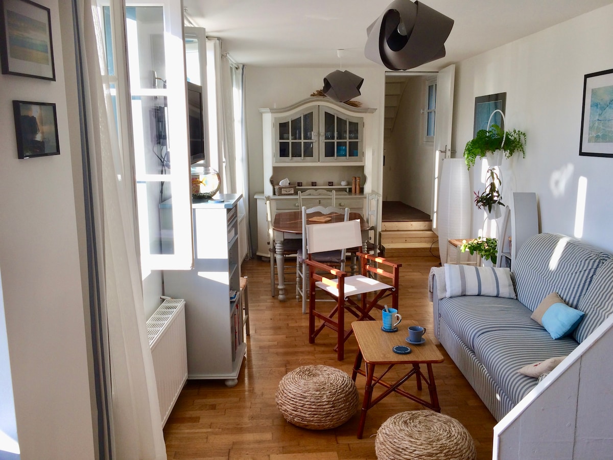 Top Airbnb: 2 maisons en 1, parking bike Kayak and sup free in Étretat