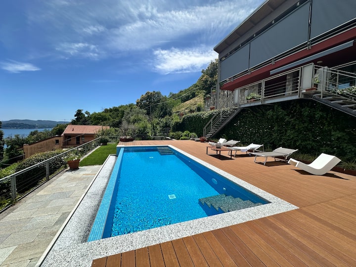 Paola's Apartment - New Infinity Pool lake view