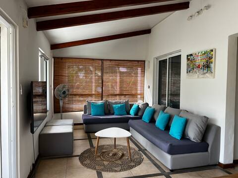 Modern apartment opposite beach