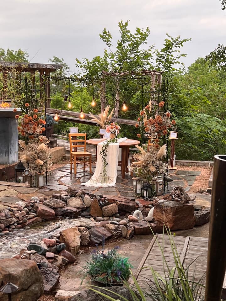 Dallas Skyline Tiny House Private Stream Garden - 達拉斯