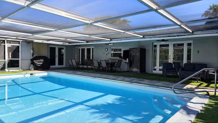The Ultimate Home - Maestros Dobles - Patio / Piscina Seleccionados - Sala De Juegos - Playa 6 Millas - Miramar, FL