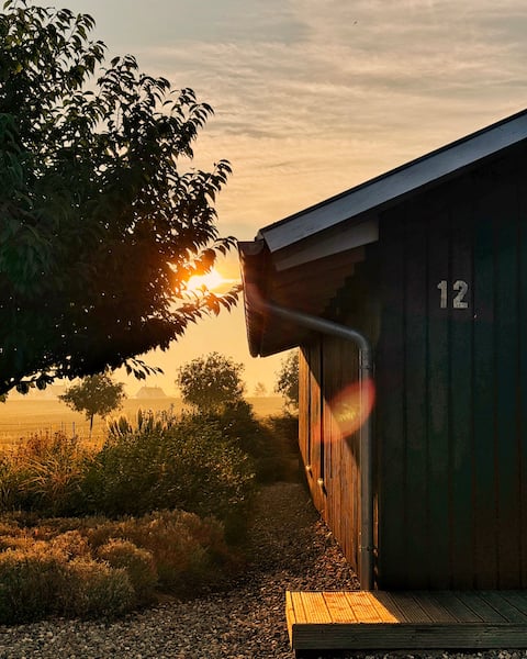 Wooden vacation home Gartenglück sauna, 500 m to the Baltic Sea beach