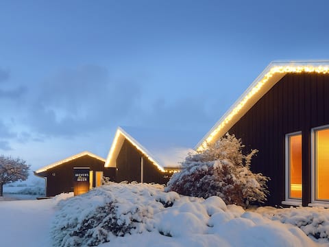 Wooden vacation home Sonneneck sauna, 500 m to the Baltic Sea beach