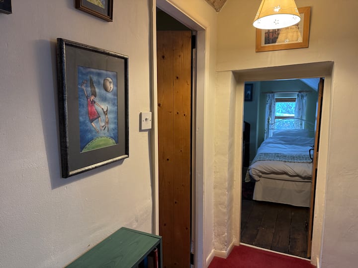 Dhe nga ulja në dhomën e dytë të gjumit.