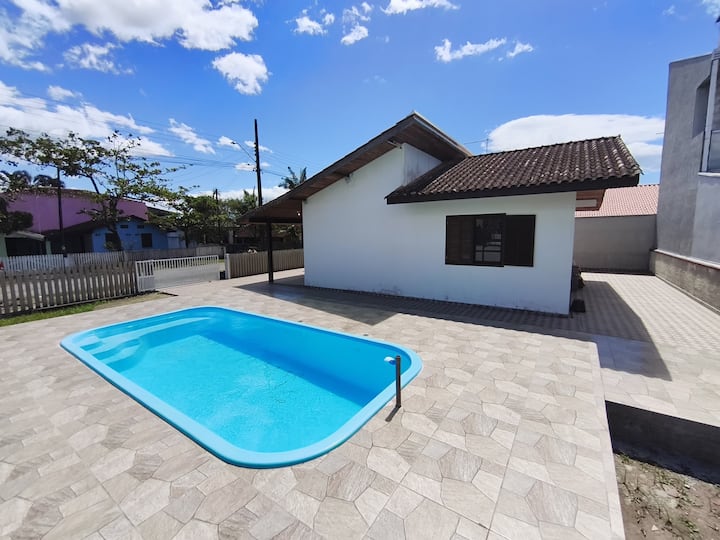 Casa Praia Itapoá Com Piscina- Barra Do Saí - Itapoá