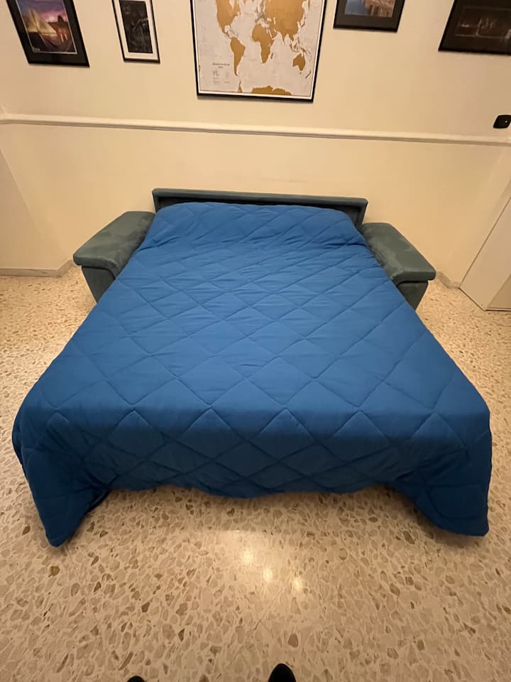 Sofa bed Double sofa armchair with mattress 18 cm